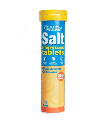 Tabletas efervescentes de sal Weider 15 Uds Citrico