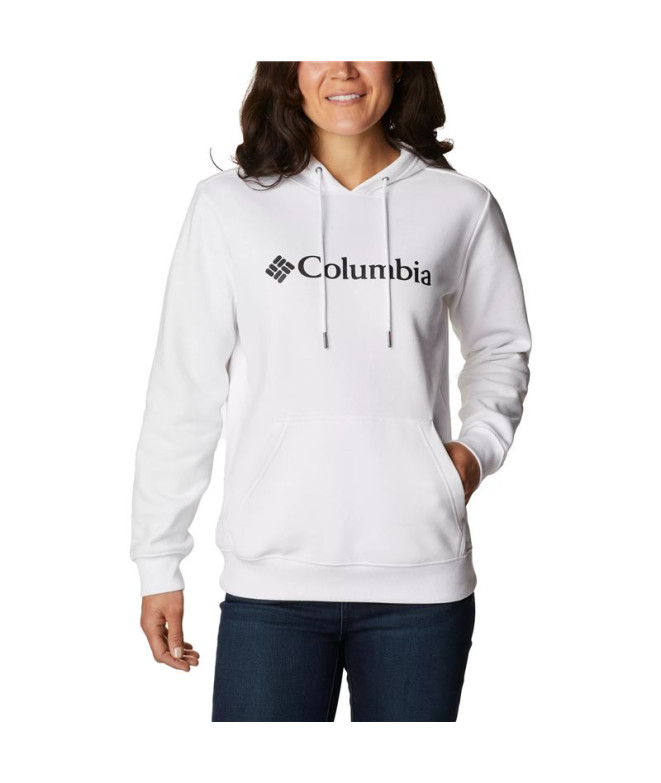 Columbia™ Sweatshirt de montanha para mulher Logotipo branco