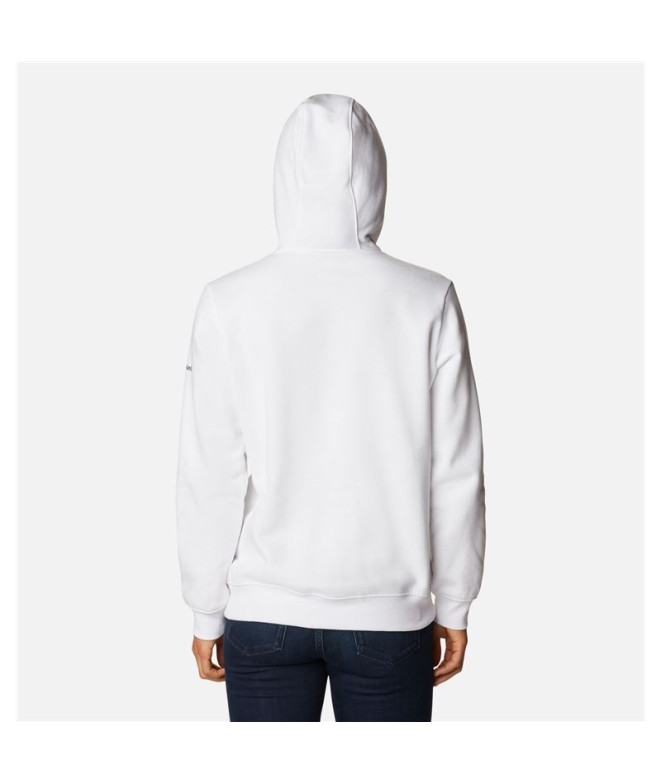 Sudadera de Montaña Columbia™ Logo Blanco Mujer