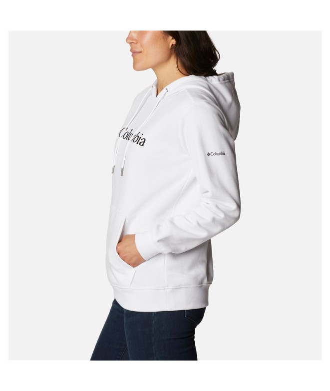 Sudadera de Montaña Columbia™ Logo Blanco Mujer