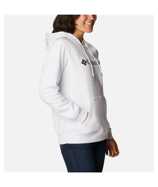 Sudadera de Montaña Columbia™ Logo Blanco Mujer