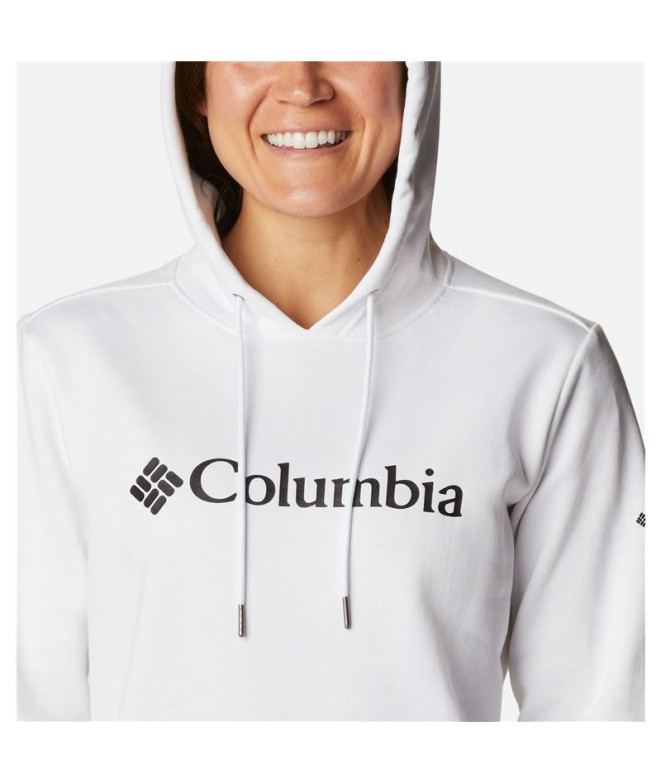 Sudadera de Montaña Columbia™ Logo Blanco Mujer