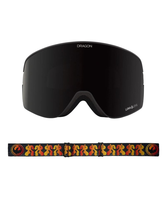 Óculos de snowboard Dragon Nfx2 Signature Forest Bailey Preto