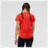 Camiseta running New Balance de Accelerate Red Mulher
