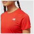 Camiseta running New Balance de Accelerate Red Mulher