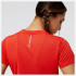Camiseta running New Balance de Accelerate Red Mulher