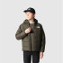 Mountain Jacket The North Face Reversible Perrito Preto/Verde Casaco reversível para rapaz