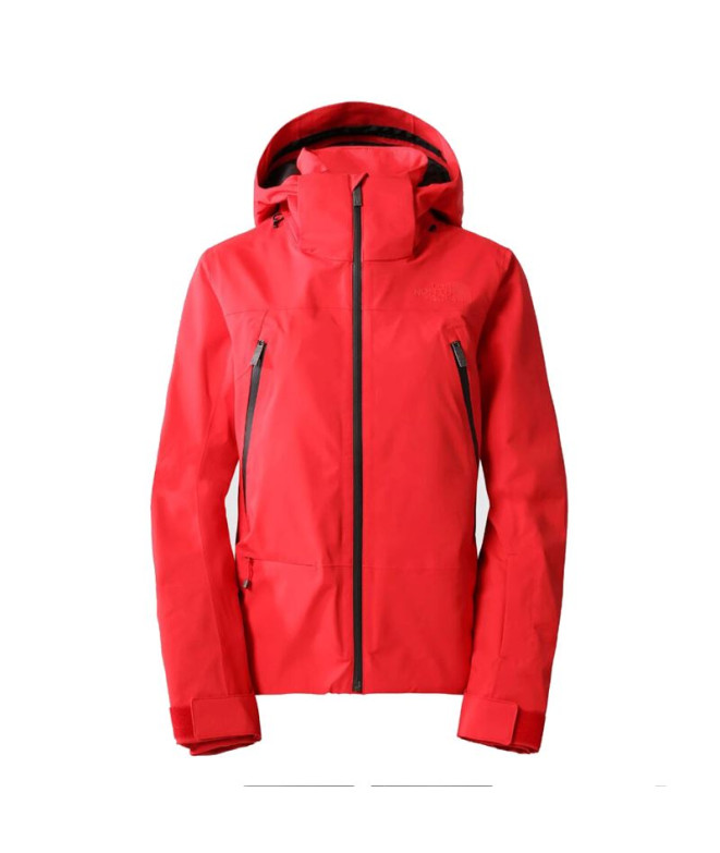 Casaco de montanha The North Face Lenado Vermelho para mulher