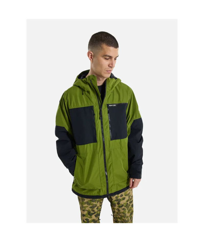 Casaco Montanha de Burton Frostner Green Homem