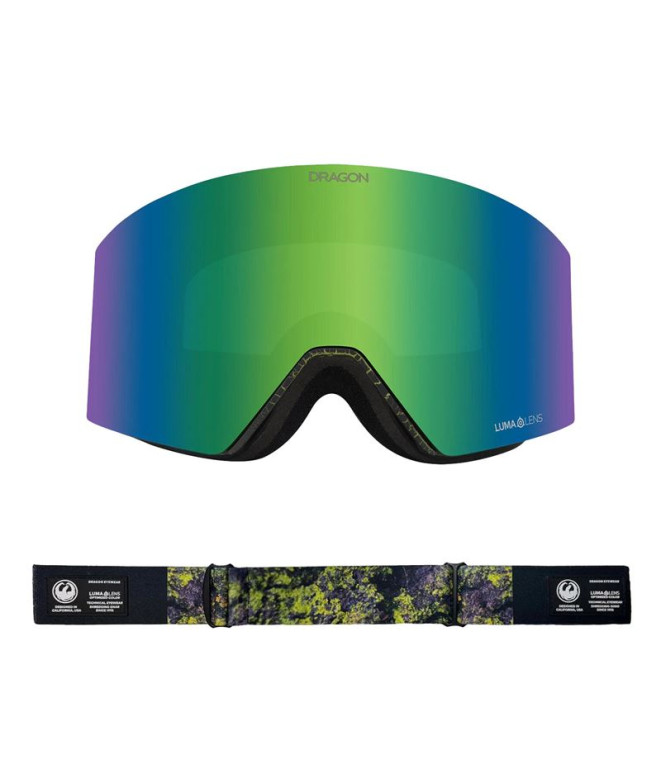 Óculos de snowboard Dragon Rvx Mag Otg Verde