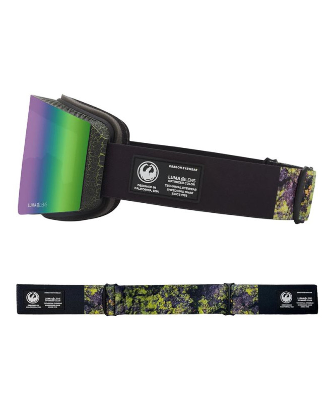 Lunettes de snowboard Dragon Rvx Mag Otg Vert
