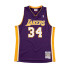Camiseta de Baloncesto Mitchell & Ness La Lakers Shaq O´Neal Morado Hombre