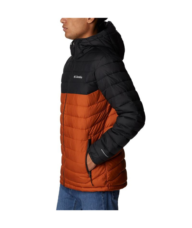 Mountain Jacket Columbia Powder Lite Orange Hommes
