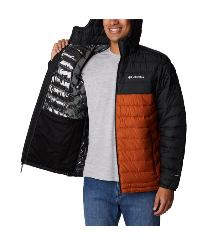 Mountain Jacket Columbia Powder Lite Orange Hommes