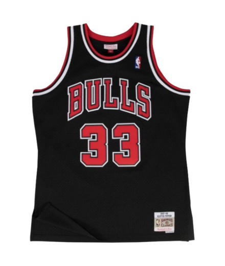 Camiseta de Baloncesto Mitchell & Ness Chicago Bull dennis Rodman Blanco  Hombre