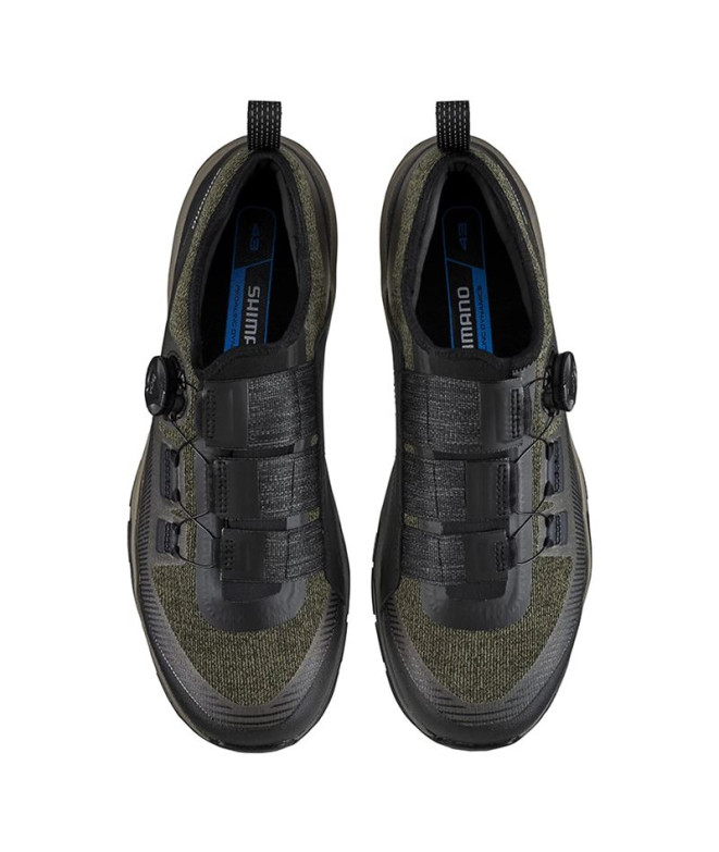 Zapatillas de Ciclismo Shimano Ex7 Verde