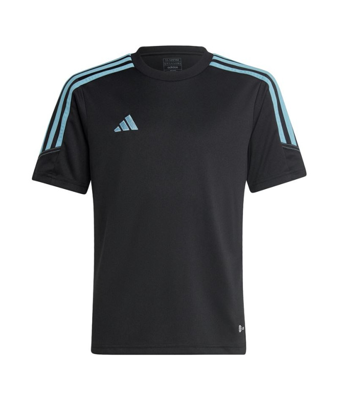 Maillot de football adidas Tiro23 Kids Noir