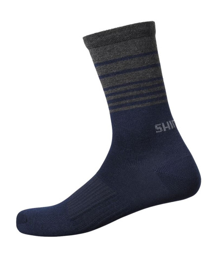 Calcetines de Ciclismo Shimano Original Wool Azul