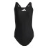 Fato de banho Natação adidas de 3 Bars Black Mulher