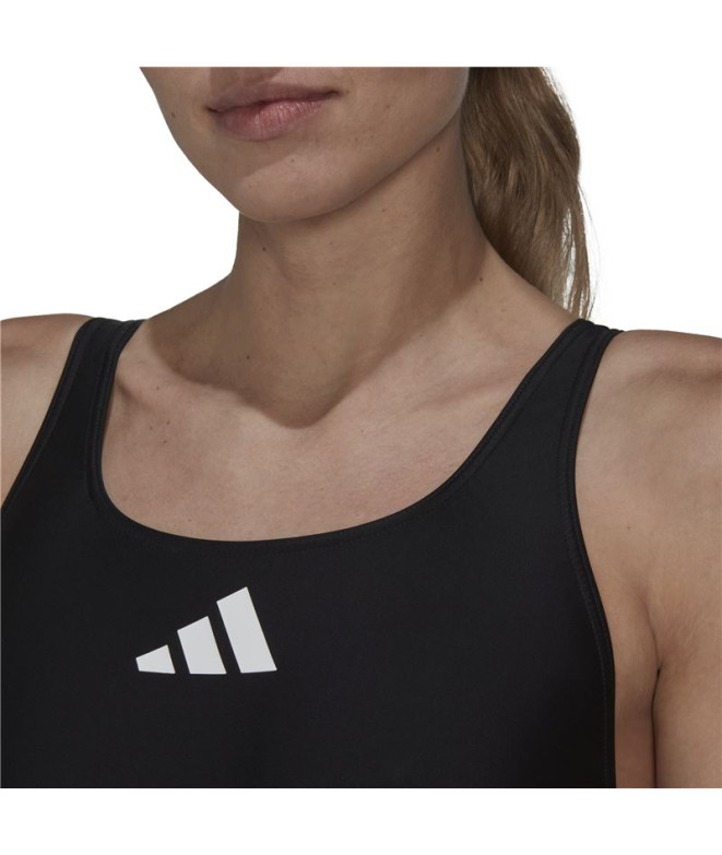 Fato de banho Natação adidas de 3 Bars Black...