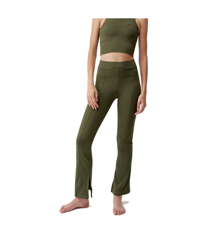 Yoga Leggings Born Living Yoga Chiara Green Women's