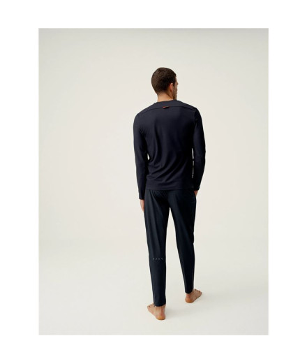Pantalon de Yoga Born Living Yoga Okavango Noir Hommes 2