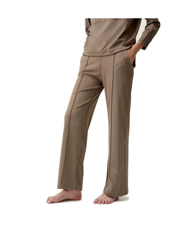 Pantalon de Yoga Born Living Yoga Lua Brown Femmes