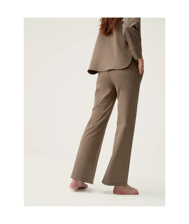 Pantalon de Yoga Born Living Yoga Lua Brown Femmes