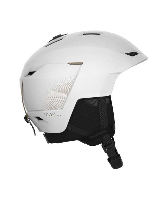 Capacete Esqui Salomon do Icon Lt Pro Branco Mulher