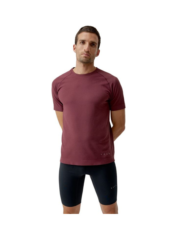 Camisola Born Living Yoga Otawa T-Shirt Vinho tinto Homem