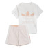 Conjunto adidas Trifolio Branco Infantil