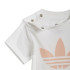 Conjunto adidas Trifolio Branco Infantil