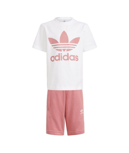 Conjunto adidas Trifolio Blanco Junior