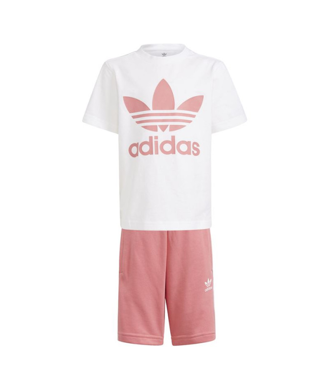 Conjunto adidas Trifolio Branco Júnior