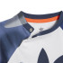 Conjunto adidas Camuflagem estampada para criança Azul