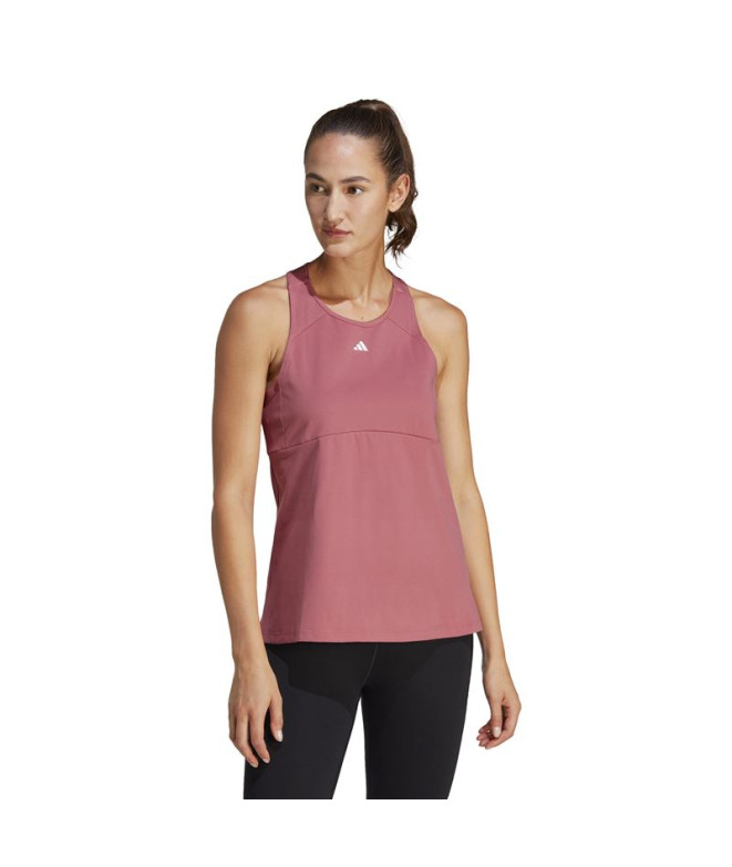 T-Shirt Yoga adidas Studio Femme Rose