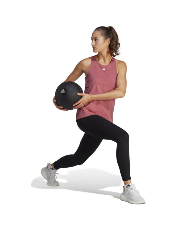 T-Shirt Yoga adidas Studio Femme Rose