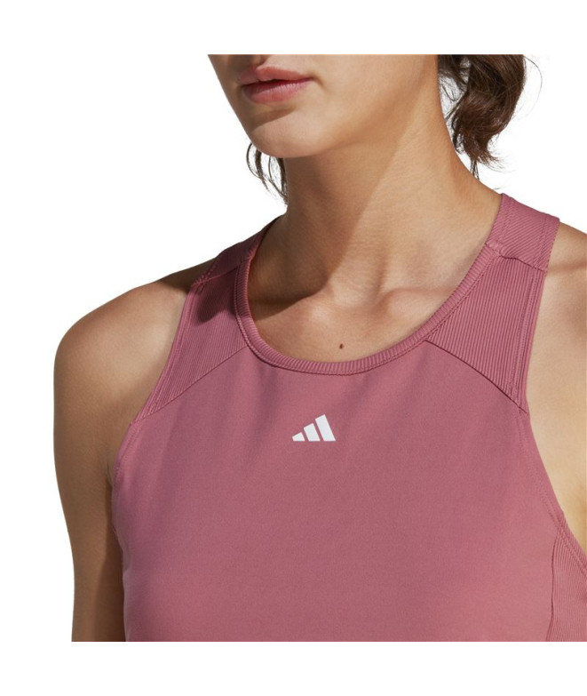 T-Shirt Yoga adidas Studio Femme Rose