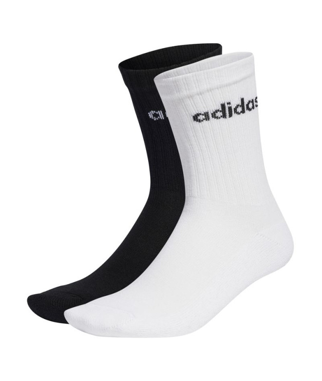 Chaussettes adidas Classics Linear Cushioned white
