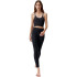 Brassiere de sport Born Living Yoga Inde Noir Femme