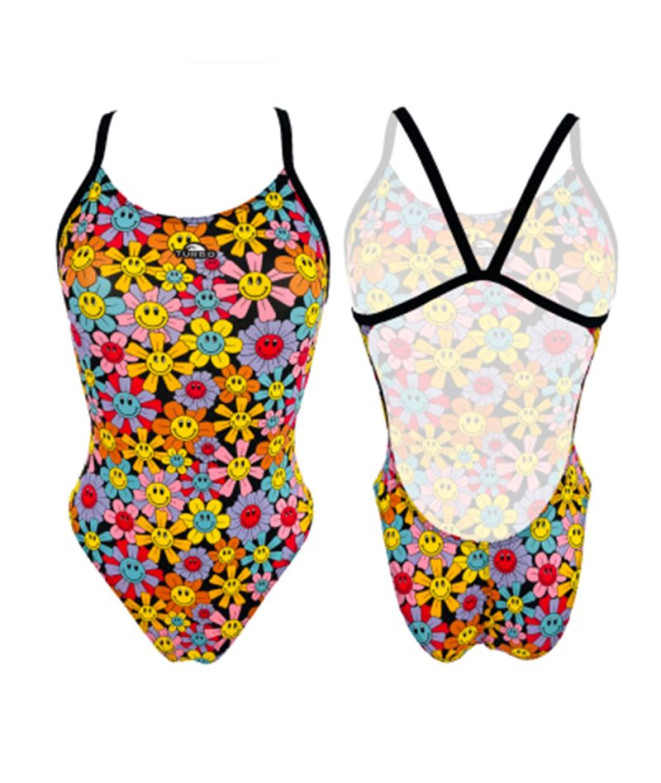 Bañador de Natación Turbo Teen Fun-Daisies Mujer