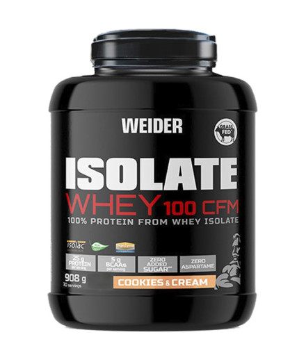 Shake de protéine Weider Isolate Whey 100 Cfm Cookies 908Gr
