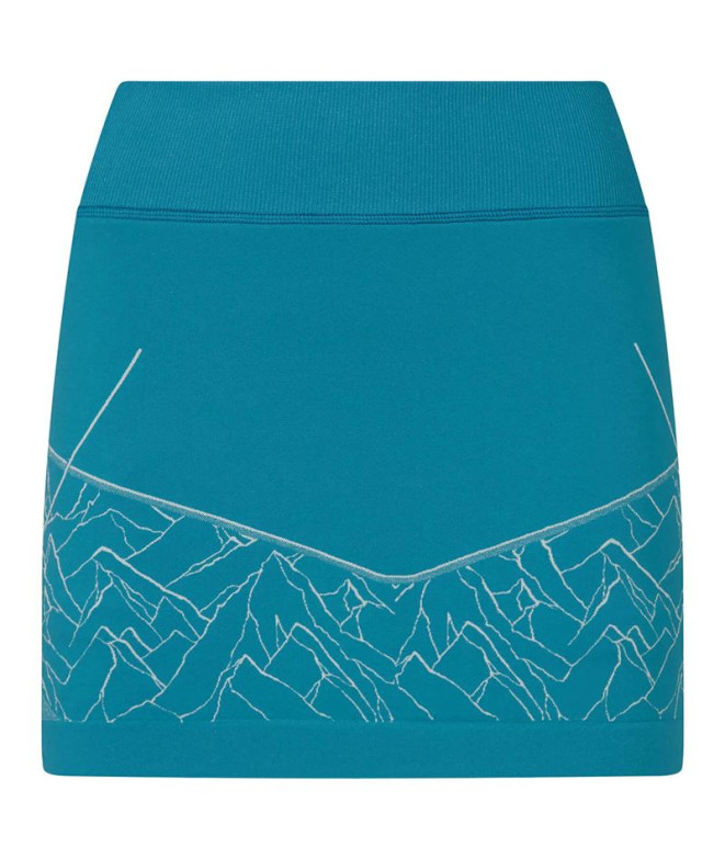 Falda de Trail La Sportiva Method Skirt 3" Azul Mujer