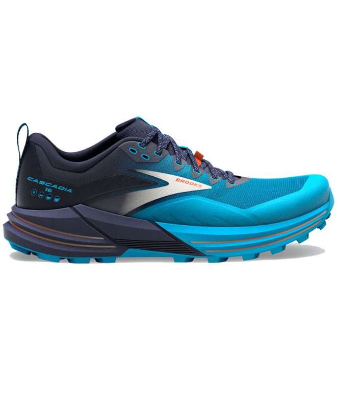 Trail Running Chaussures Brooks Cascadia 16 Men's Blue