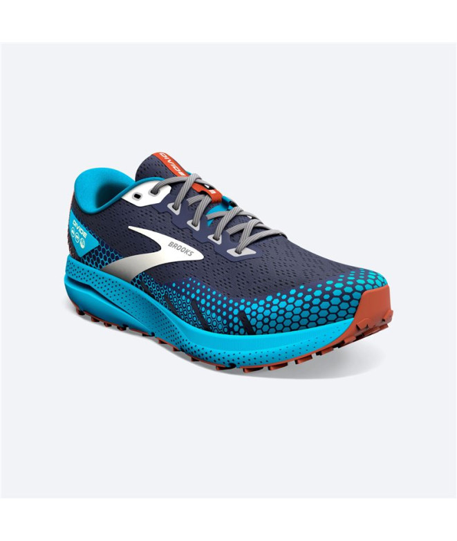 Zapatillas de Trail Brooks Divide 3 Azul Hombre