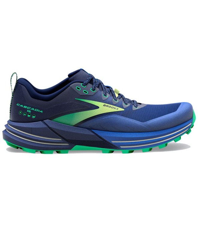 Zapatillas de Trail Brooks Cascadia 16 Azul Hombre