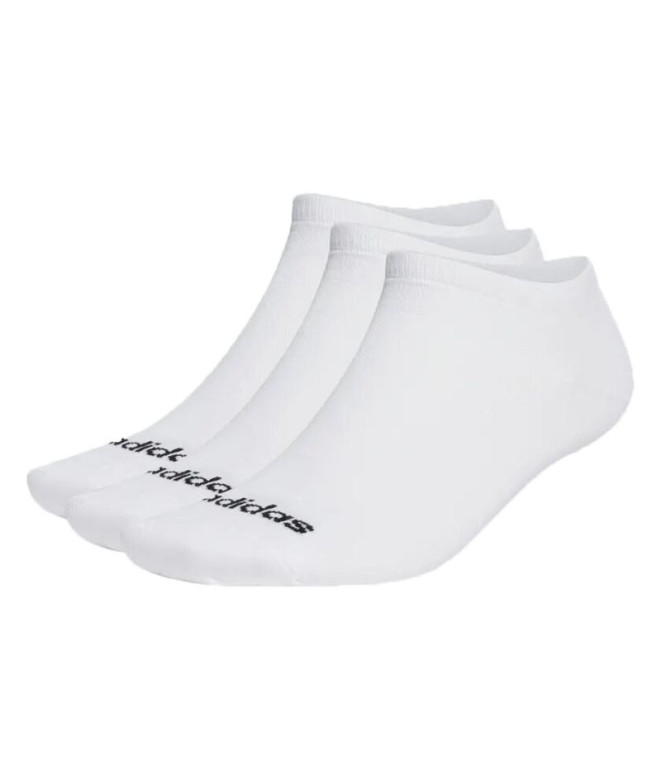 Chaussettes adidas Piqui Thin Linear 3P White