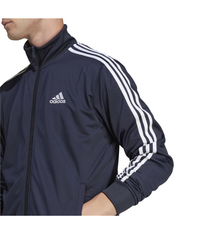 Fato de treino adidas Tricot básico de 3 riscas...