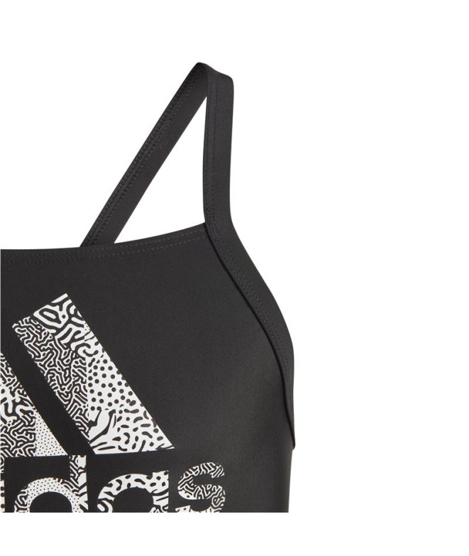 Maillot de bain adidas Big Logo Black Girl's...