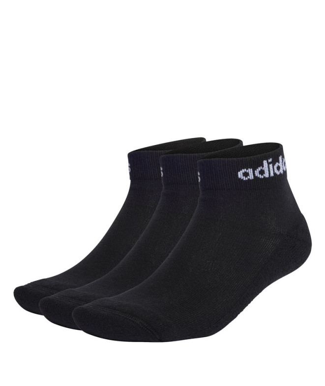 Calcetines de Fitness adidas Linear Negro Unisex